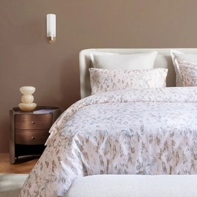 Tweepersoonsbed met gemonteerd hoofdbord en boxspring, Jabote