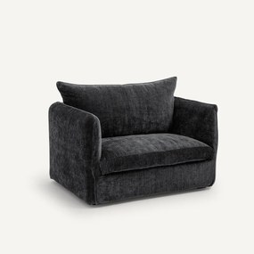 Fauteuil XL in geribd fluweel, Néo Chiquito