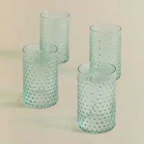 Set van 4 Glazen Frisdrankglazen 70 cl Ticris Groen – Aguamarijn - Sklum