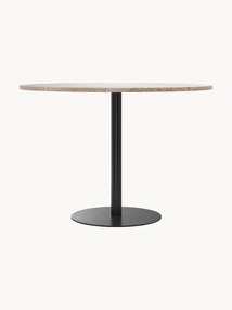 Ronde eettafel Harbour van zandsteen, Ø 105 cm