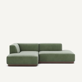 Linkse hoekbank in fluweel, Jacopo