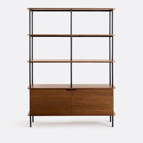 Boekenkast van walnootfineer, KERRIE