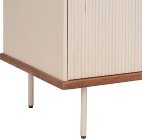 Beige Dressoir Met Ribbels - 150x45x85cm.