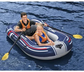 Bestway Opblaasboot Hydro-Force met pomp en roeispanen blauw