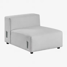 Centrale Module 85x113 Cm Voor Modulaire Bank Bruna Stof Gris Glacial - Sklum