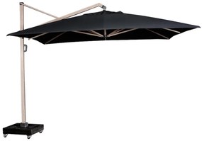Icon premium zweefparasol 350x350 cm oak mast faded black