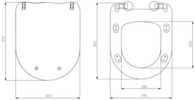 Sanigoods Feliz softclose toiletzitting geel