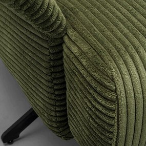 Kare Design Milo Draaibare Fauteuil Corduroy Groen