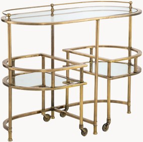 Barwagen Lavelle met glazen plateaus