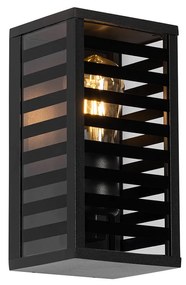 Moderne buiten wandlamp zwart 26 cm IP44 - Reims Modern E27 IP44 Buitenverlichting