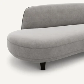 6-zitsbank stonewashed fluweel, Rosebury