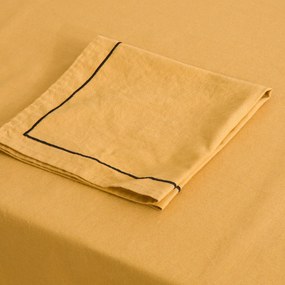 Tafelkleed in gewassen linnen/katoen Métis Bourdon