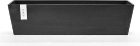 Ecopots bloempot Bruges 80 - Rechthoekig - Dark Grey - 80,8cm x 20cm x H20,3cm