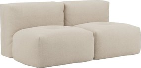 Soft Zitzak Indoor 2 Seater - Teddy Beige