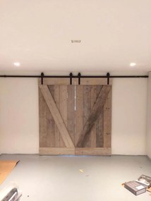 Maatwerk: Schuifdeur -  Steigerhout