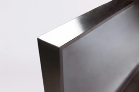 B-Stone Himalaya RVS spiegel 100x70cm met planchet