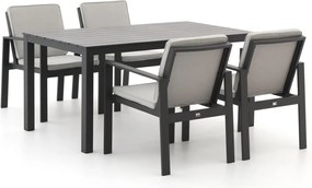 Diningset Bellagio  | 4 personen | Tuinset aluminium | 5-delig | Kees Smit Tuinmeubelen
