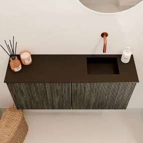 Mondiaz Joya 90cm toiletmeubel shadow met wastafel faye rechts zonder kraangat urban