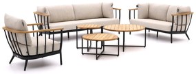 Stoel-bank loungeset Apple Bee | 6 personen | Loungeset Beige | Aluminium | Kees Smit Tuinmeubelen