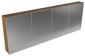 Mondiaz Cubb spiegelkast 200x70x16cm rust met 4 deuren