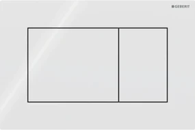 Geberit Sigma 01 bedieningspaneel square glans wit voor Sigma reservoirs 8cm (UP720) en 12cm (UP320)