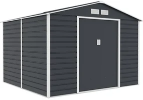 Lahti metalen gereedschapshuis 2,8 x 2,6 m Store Boss antraciet
