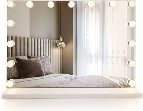 LED Spiegel HOLLYWOOD White 80x60