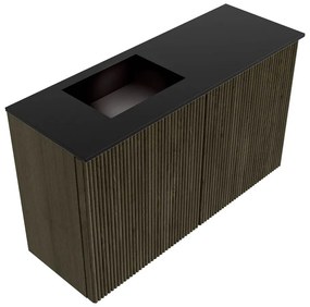 Mondiaz Joya 70cm toiletmeubel shadow met wastafel faye links zonder kraangat urban