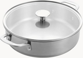 Diepe sauteerpan KitchenAid van edelstaal met deksel