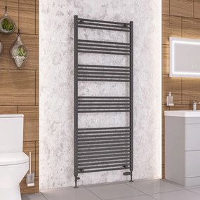 Eastbrook Wendover handdoekradiator 75x180cm 1193W antraciet mat