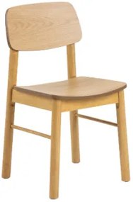 ZARION Natuurlijk Eiken - HOUTEN STOEL VOOR KEUKEN, WOONKAMER, RESTAURANT