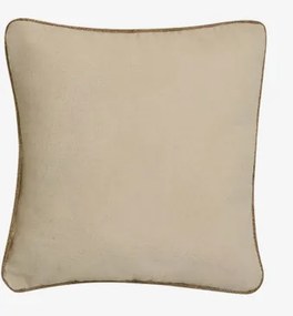 Vierkant Kussen 40x40 Cm Van Nurmel-katoen Crema Cannoli - Sklum