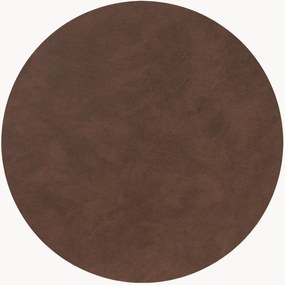 Handgemaakte leren placemats Nupo, 4-delig