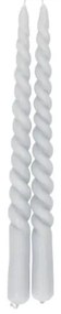 Dinerkaars gedraaid, lavendel, 29 cm, set van 2