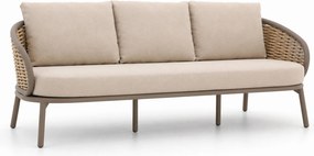 Stoel en Bank Loungeset 5 personen Aluminium Taupe  Apple Bee Pine