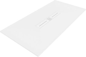 Mexen Toro rechthoekige SMC douchebak 200 x 80 cm, wit, witte afdekking - 43108020-W