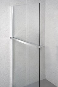 Sapho Shelf handdoekhouder en planchet voor douchewand chroom
