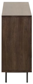 Kave Home Cutt Walnoothouten Ladekast - 120x40x91cm.