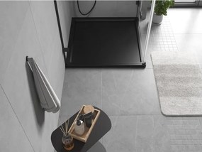 Mexen Flow douchebak vierkant slim 85 x 85 cm, zwart mat - 46S708585