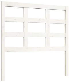vidaXL Hoofdbord 95,5x4x100 cm massief grenenhout wit