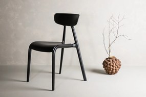 Jörn Eetkamerstoel - Carina  - Zwart - Kunststof - Jörn