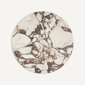 Uitschuifbaar rond tafelblad van keramiek, diameter 135 tot 180 cm, EXTENDO