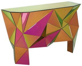 Kare Design Prisma Colore Design Sidetable Gekleurd Glas - 127 X 38.5cm.