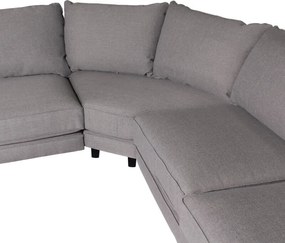 Hoekbank - Samba - rechts - stof Inari lichtgrijs 91