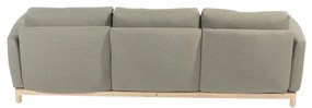 4 Seasons Outdoor Yara loungeset met geborsteld teak * Sale *      houtkleur weerbestendig