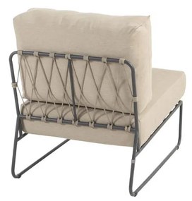 Taste by 4 Seasons Prego hoek loungebank XL antraciet-taupe * Sale *      taupe weerbestendig