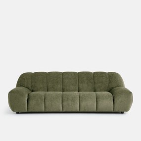 4-zits bank van dik fluweel Nuria