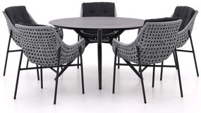 Manifesto Novara/Sora ø 127cm dining tuinset 6-delig