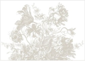 Behang Frans Uyterlinde - Engraved Flowers