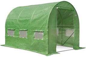 Groene folietunnel 2x4m metalen frame Garden Point